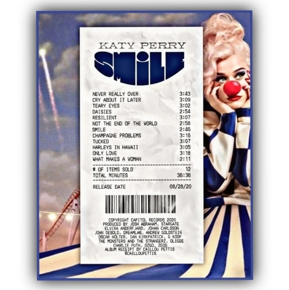 Katy Perry ✦ Smile CD ✦ 12-Track Album ✦ Brand New Sealed 2020 Release - Picture 6 of 10
